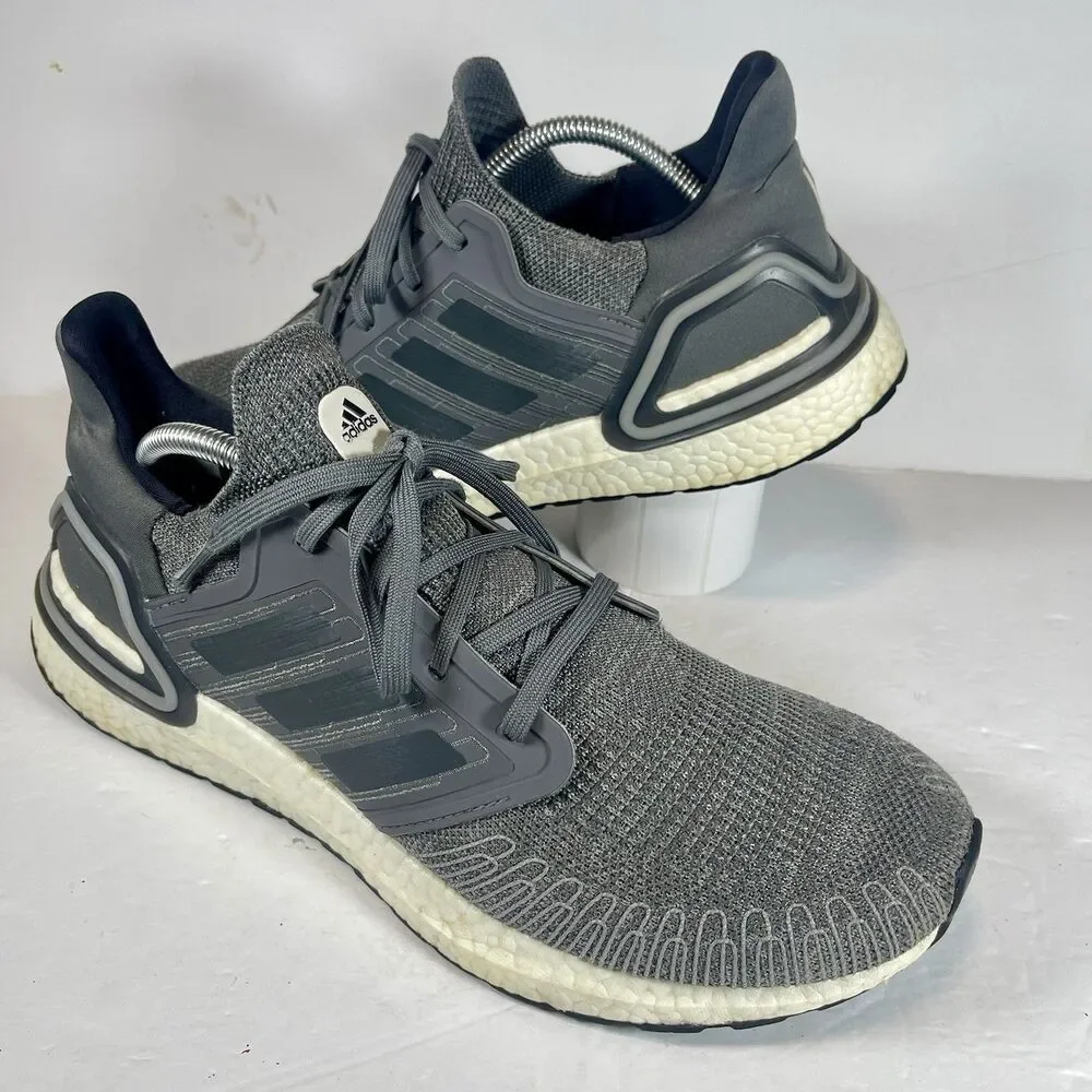 Adidas Ultraboost 20 Grey Five Charcoal Men’s Size 11.5 Running Shoes FY9035